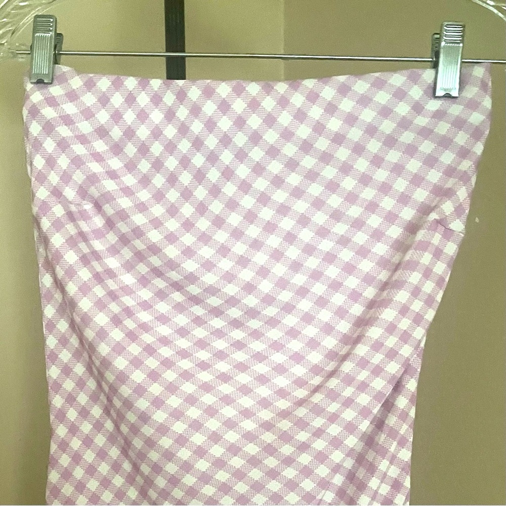 RESA Slip Pink and White Gingham Dress - Picture 5 of 7